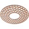 Ekena Millwork Fink Wood Fretwork Pierced Ceiling Medallion, Cherry, 18"OD x 6 1/2"ID x 1/4"T CMWP18X18X0250FFCH - alternate 3